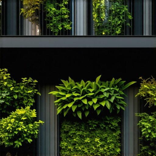 Innovative Vertical Garden in Urban Balcony Urban balcony with DIY vertical garden and creative planting solutions