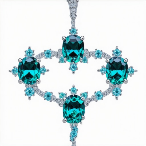 Modern jewelry combining traditional craftsmanship with digital technology