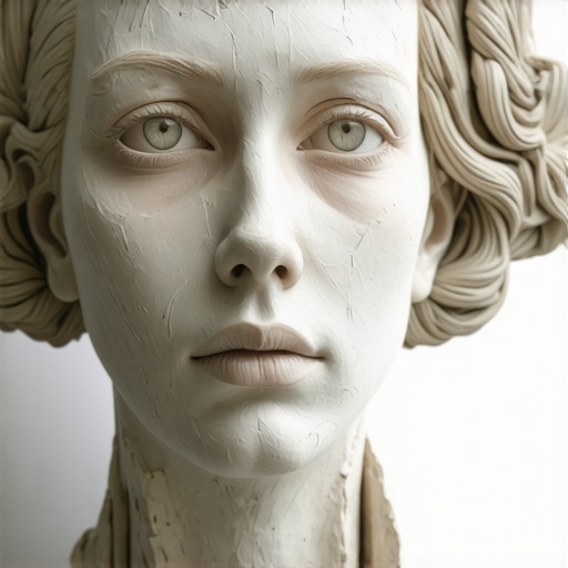 Innovative paper-mache sculpture with composite materials Modern paper-mache sculpture using advanced materials and finishing techniques