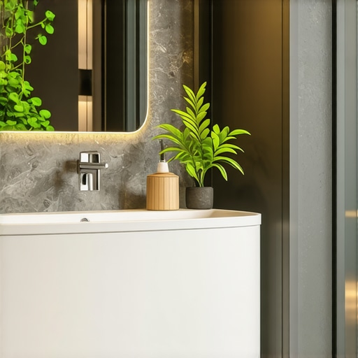 Savremeno kupatilo sa pametnim sistemima i ekološkim materijalima