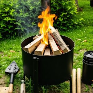 Kako napraviti prenosno ognjište DIY: Siguran i lak projekat za vrt