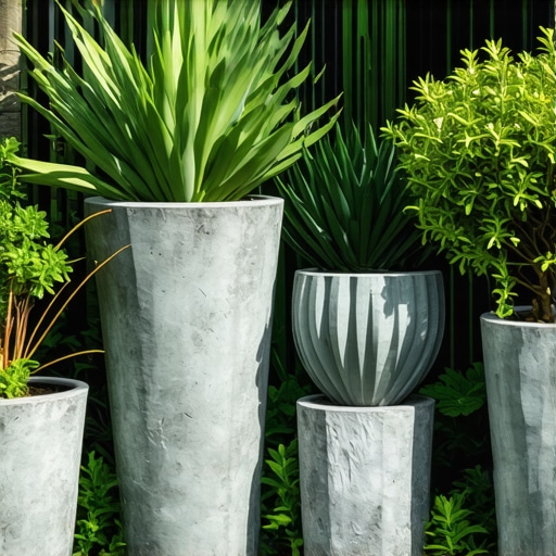 Kalupi za betonske saksije: Kreativne ideje za unikatne baštenske ukrase