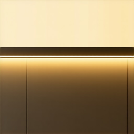 Detalj LED rasvete ispod kuhinjskih elemenata, prikaz modernog i energetski efikasnog osvetljenja