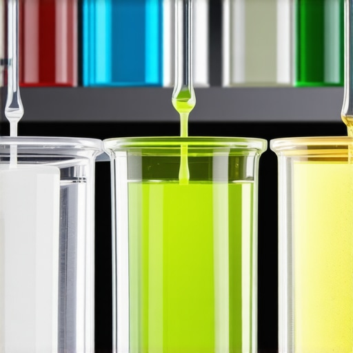 Modern soap making technologies for experts Laboratory setup with ultrasonication devices and soap ingredients for advanced production