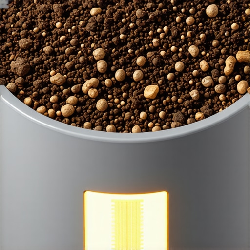 Modern compost bin equipped with sensors and IoT technology for real-time monitoring of compost conditions