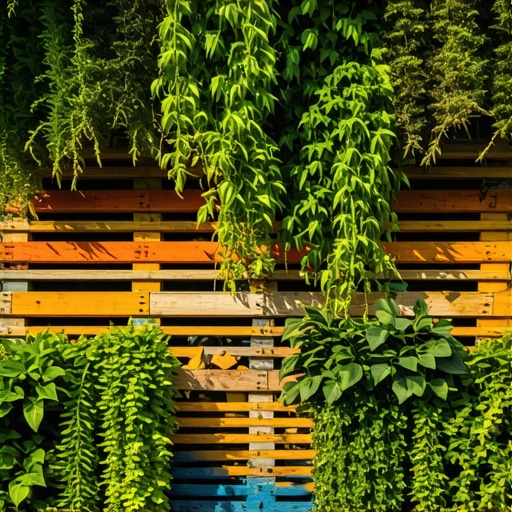 Vertikalni vrt od paleta: Kreativni projekti za osveženje prostora