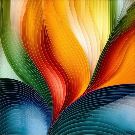 Complex Quilling Art with Metallic and Transparent Papers Intricate multi-layered quilling paper art with metallic and transparent effects