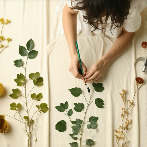 DIY biljni otisak na tekstilu: Unikatni ukrasi za vaš dom