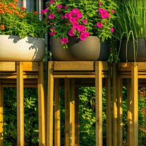 DIY stalci za biljke: Kreativni projekti za modernu i funkcionalnu baštensku dekoraciju