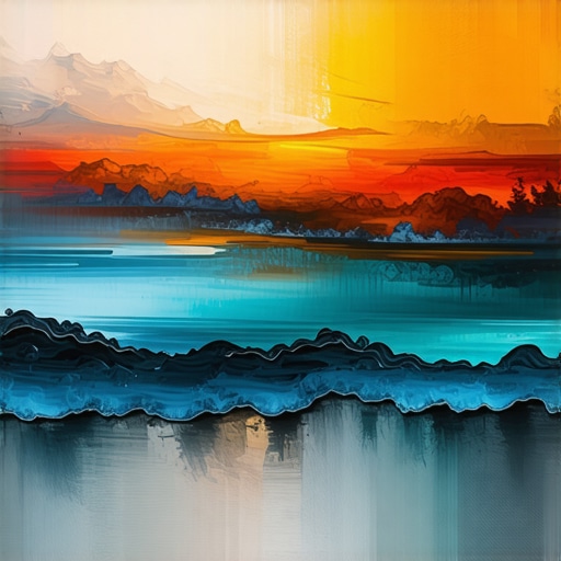 Detalj enkaustičkog rada sa slojevima i teksturama Close-up of layered enkaustic artwork demonstrating advanced techniques