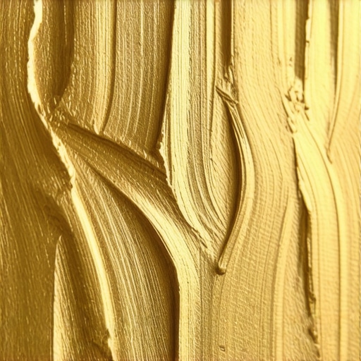 Blizu prikaz zlatne pozlate na ukrasnom predmetu sa detaljnom teksturom