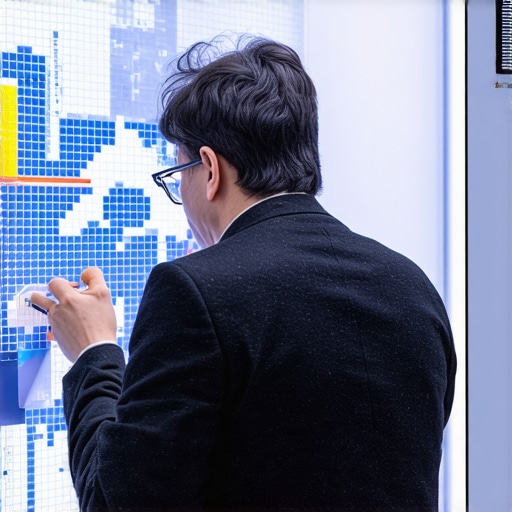 Digital Tools for Precise Mosaic Layouts High-tech digital planning for mosaic installation with 3D models and laser guides