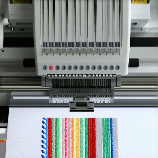 Digital embroidery tools and innovation Modern embroidery machine with digital interface and design software