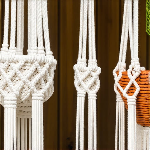 Durable UV-Resistant Nylon Twine for Outdoor Macrame Close-up of UV-resistant nylon twine used for outdoor plant hangers with detailed texture