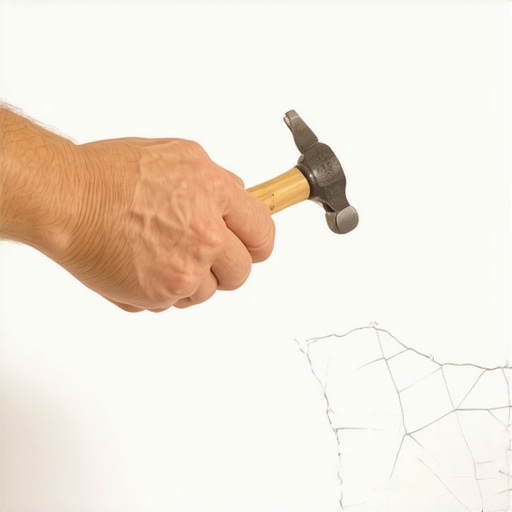 Detaljan prikaz ručne dijagnostike fiberglas kade za skrivena oštećenja i pukotine korišćenjem metode tapkanja.