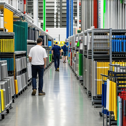 Expert staff assisting customers in a well-stocked hardware store