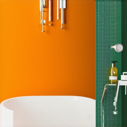 Close-up of nanotech coating application on bathroom surface