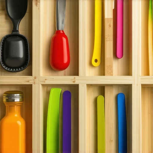 Modern kitchen drawer organizer Sleek modern kitchen drawer with customizable compartments