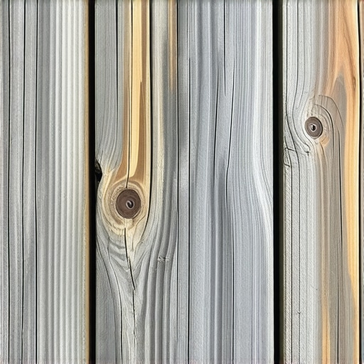 Nano-coatings on aged wood for advanced protection Close-up view of nano-coatings applied on old wood showing protective layer