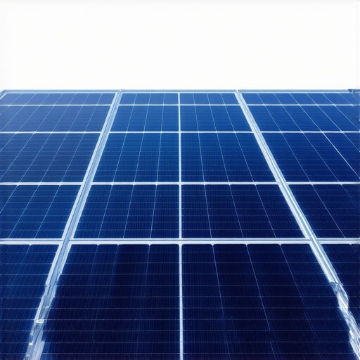 Moderni bifacijalni solarni paneli na otvorenom sa zaštitnim slojevima