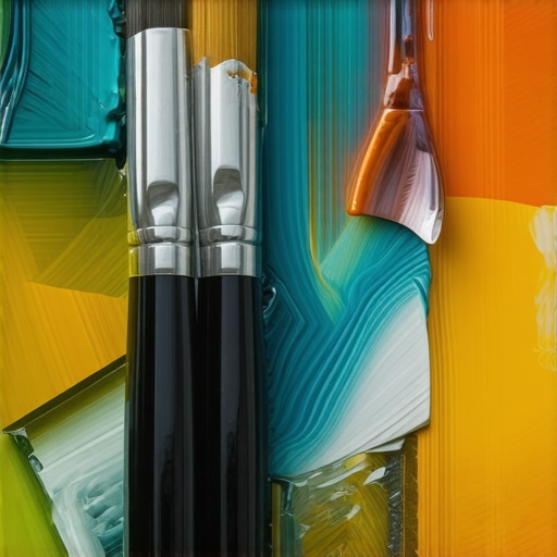 Napredne tehnike enkaustičkog slikanja Detalj slojevitog enkaustičkog rada sa teksturama i alatima