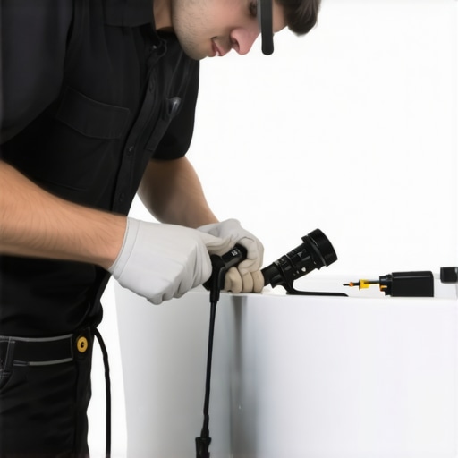 Profi inspekcija kupatila uz pomoć naprednih dijagnostičkih alata Tehničar koristi ultrazvuk i endoskop za analizu stanja kade