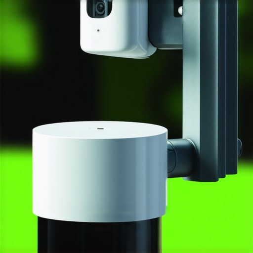 Diagram of interconnected sensors and security devices in a garden