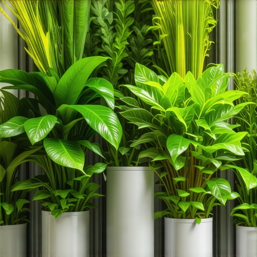 Vertikalni vrt od recikliranih materijala u urbanom okruženju