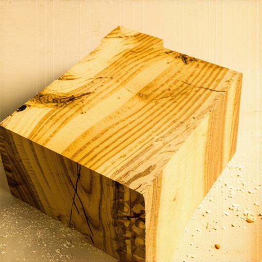 Ručno napravljen stalak za mobilni telefon od ostataka drveta na majstorskom stolu