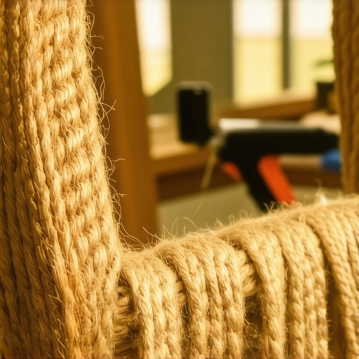 DIY ogledalo sa ramom od kanapa u izradi Proces izrade rama za ogledalo od jutnog kanapa i vrućeg lepka