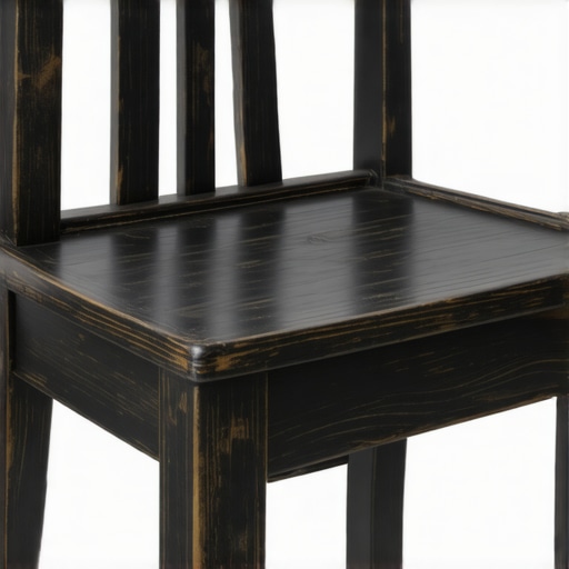 Farbanje stolice kreda farbom bez smirglanja Detaljan prikaz nanosa kreda farbe na staru drvenu stolicu u radionici