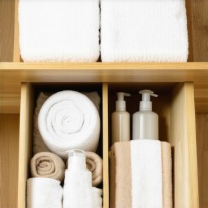 Kako organizovati fioke u kupatilu pomoću običnih kutija