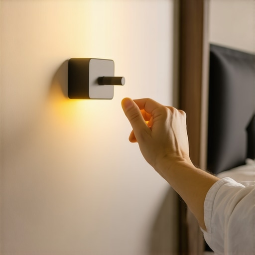 Ručna instalacija bežične lampe na zid bez bušenja