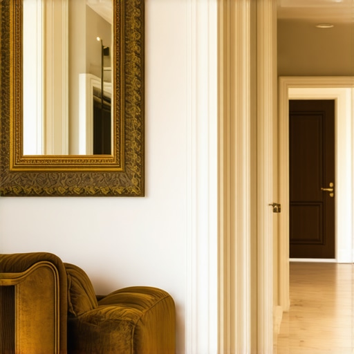 Ogledalo sa ramom od kanapa: Handmade dekoracija za hodnik