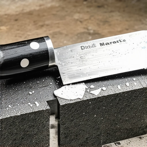 Oštrenje noža na vodenom kamenu Majstorsko oštrenje kuhinjskog noža na brusnom kamenu pod uglom