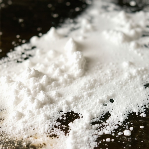 Pasta od sode bikarbone naneta na masne zidove unutrašnjosti rerne