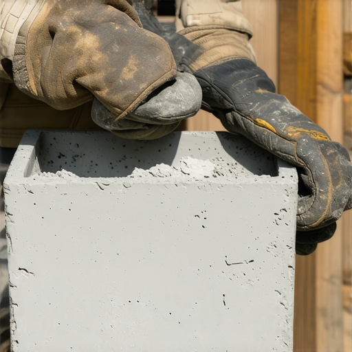 Ručno livenje saksije od betona u kućnoj radionici