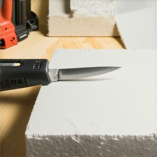 Sečenje sunđera za DIY uzglavlje kreveta Električni nož seče sunđer za uzglavlje kreveta na radnom stolu