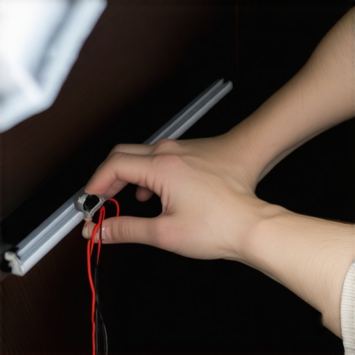 Ugradnja LED senzora pokreta Postavljanje LED trake i senzora pokreta u kuhinji