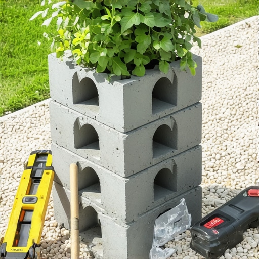 Izgradnja žardinjere od betonskih blokova u dvorištu korak po korak