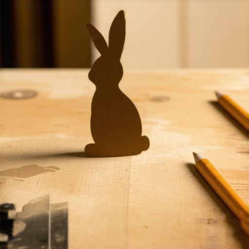 Sečenje kartona za uskršnju dekoraciju