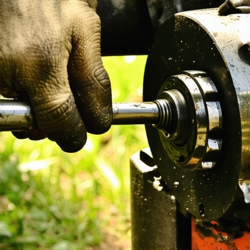 Prikaz blokade prenosne glave trimera za lakšu zamenu