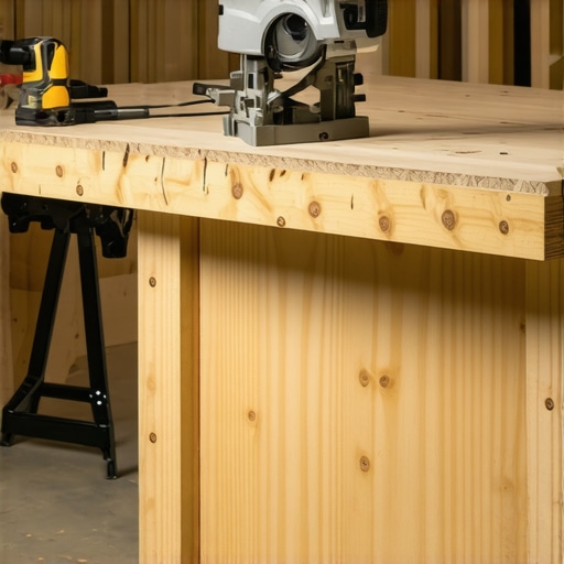 Čvrst radni sto od brezove šperploče Detaljan prikaz ručno rađenog radnog stola od kvalitetne šperploče u radionici