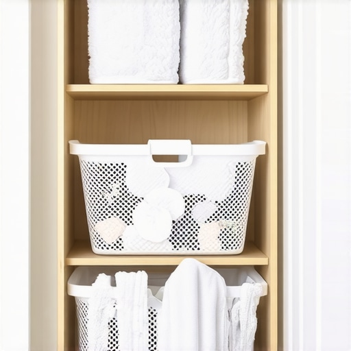 Vertikalni sistem sa tri korpe za veš od borovih letvica