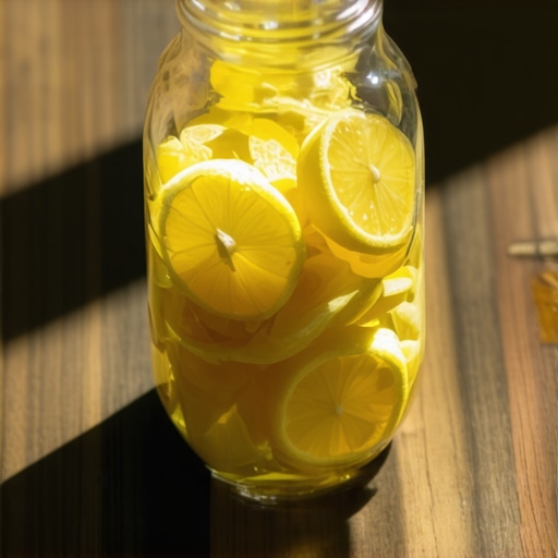 DIY Sredstvo od limuna i sirćeta Prirodno sredstvo za čišćenje podova od limuna u tegli