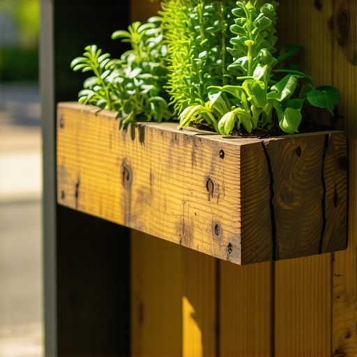 DIY drvena žardinjera od jedne daske Ručno rađena drvena žardinjera na balkonu napravljena od jedne daske