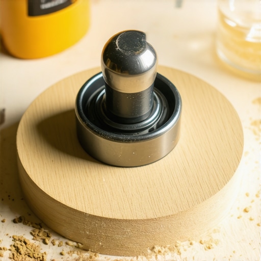 Izrada rotirajuće police za začine od šperploče i metalnih ležajeva u radionici