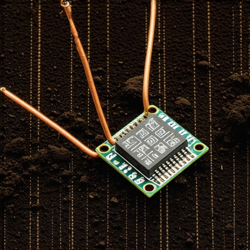 Ručno rađen senzor vlažnosti sa grafitnim sondama u zemlji