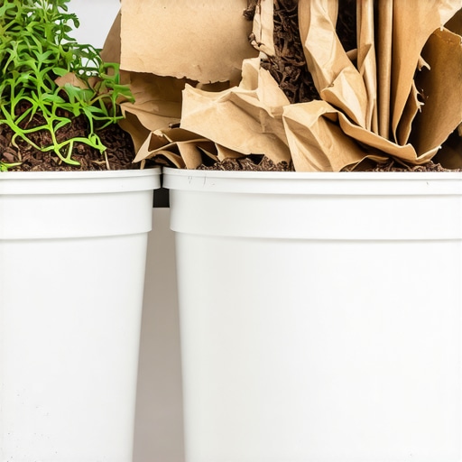 Domaći komposter od dve plastične kante sa rupama za vazduh