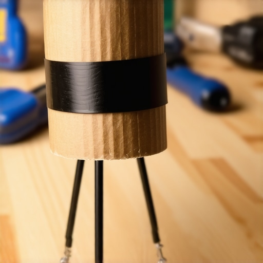 Rucno radjeni drzac za telefon od rolne toalet papira sa nogicama od rajsnadli